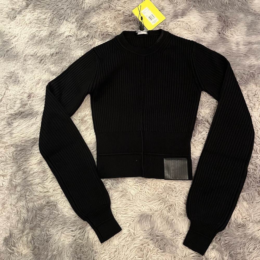 Marc Jacobs Black Knit Top NWT